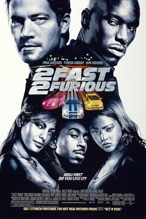 2 Fast 2 Furious film posteri