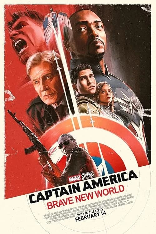 Captain America: Brave New World film posteri