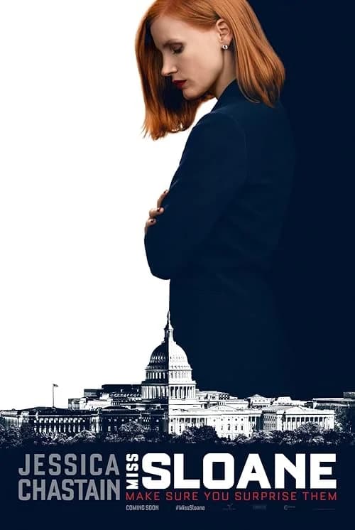 Miss Sloane film posteri